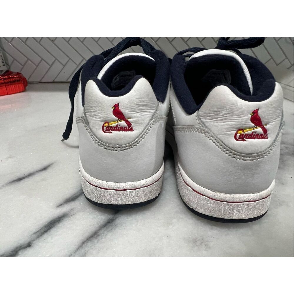 Rare Vintage Reebok MLB Clubhouse Cardinals Oversize Leather Shoes Men’s Size 6 - Picture 4 of 14